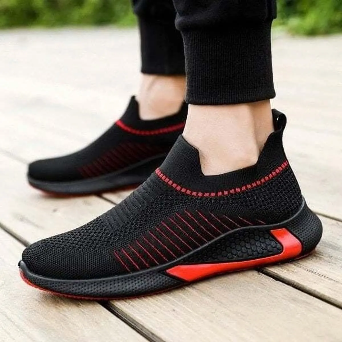 Men's Good Arch Support & Easy to Put On and Take Off Orthopedic Shoes for Men Slip On Comfort Breathable Sneakers