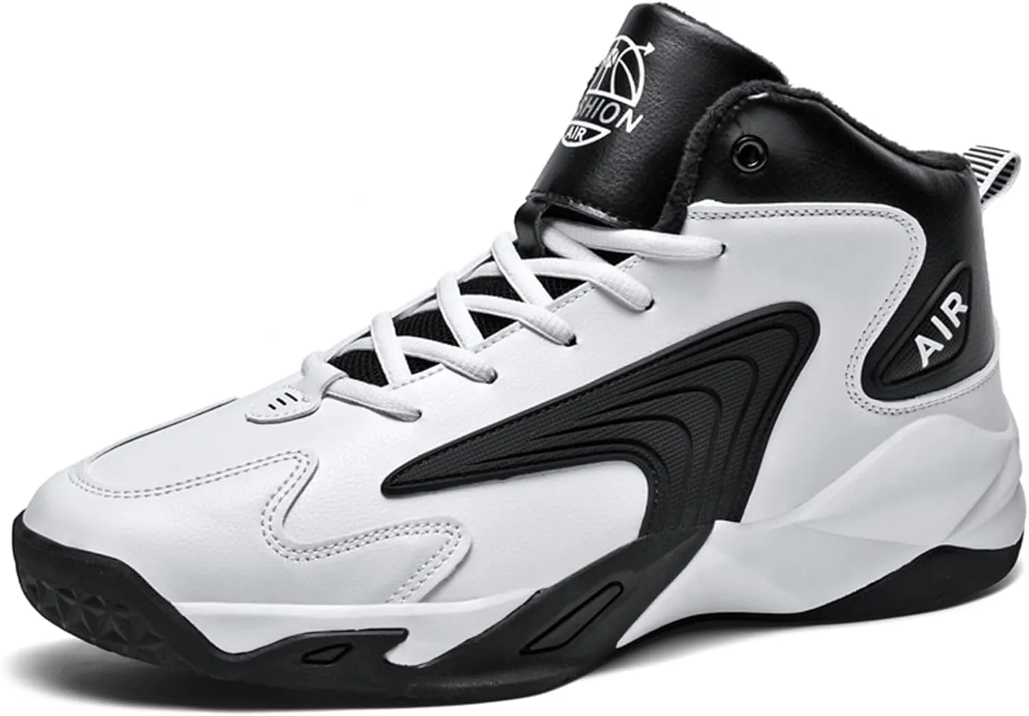 Men's High Top Basketball Shoes Fashion Running Sneakers Indoor Outdoor Non Slip Training Athletic Shoes