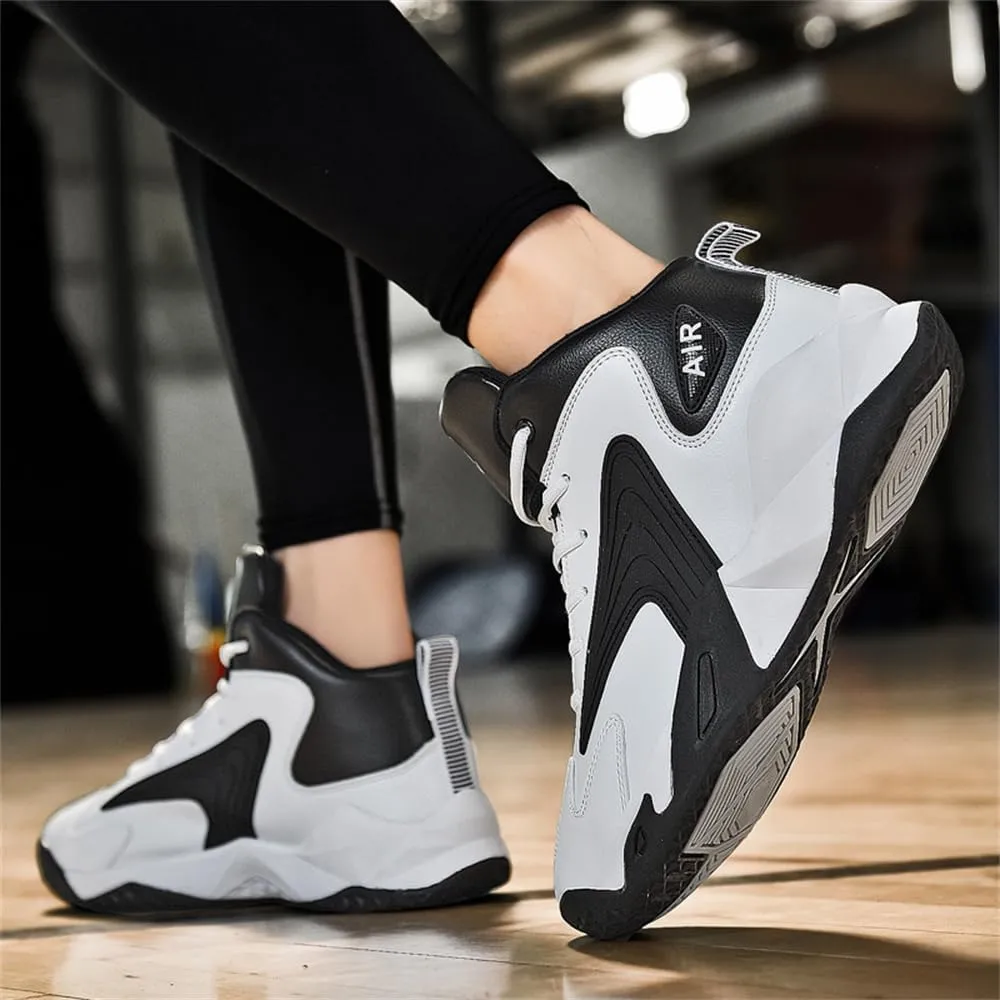Men's High Top Basketball Shoes Fashion Running Sneakers Indoor Outdoor Non Slip Training Athletic Shoes