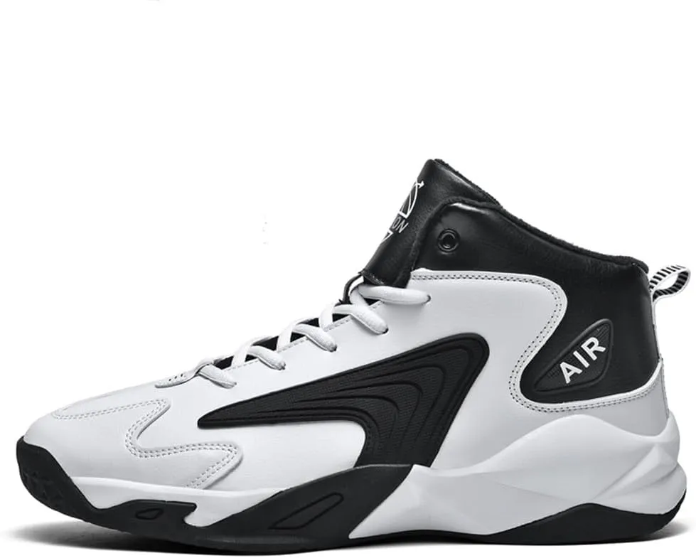 Men's High Top Basketball Shoes Fashion Running Sneakers Indoor Outdoor Non Slip Training Athletic Shoes