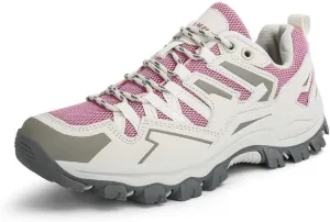 Mens Hiking Boots Outdoor Ankle Booties Leather Walking Lace Up Lightweight Trekking Shoes Breathable Work Walking Trekking
