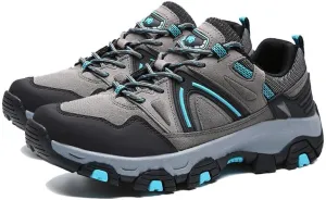 Men's Hiking Shoes Outdoor Breathable Walking Sneakers Lightweight Non-Slip Durable Trekking Trail Shoes