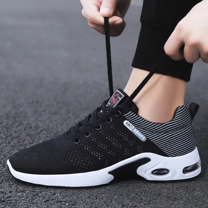 Men's Lightweight Breathable Lace-up Sneakers