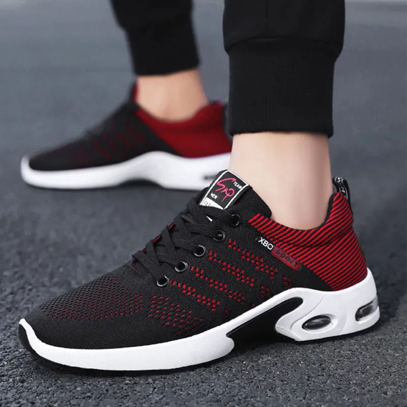Men's Lightweight Breathable Lace-up Sneakers