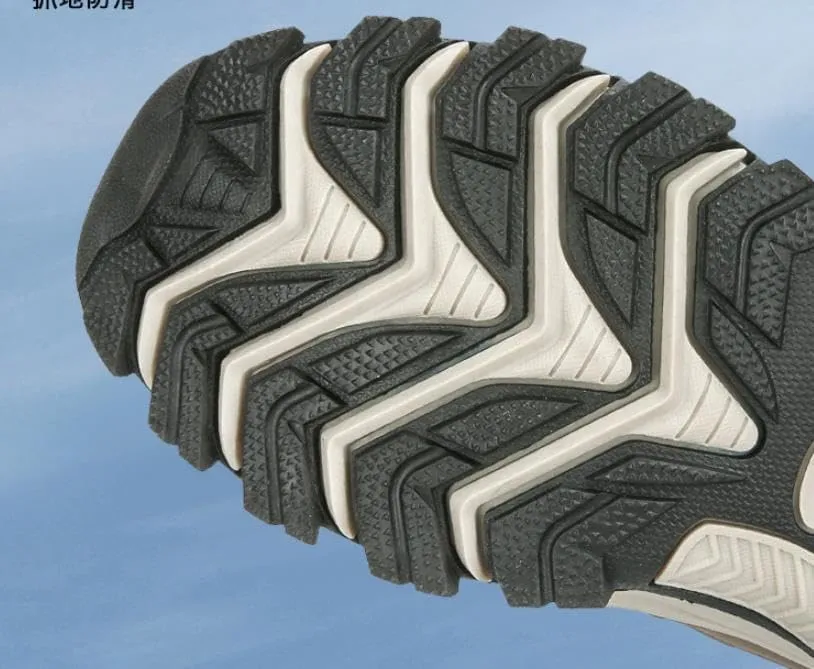 Men's Outdoor Hiking Shoes Breathable Walking Sneakers Lightweight Non-Slip Durable Trekking Trail Shoes