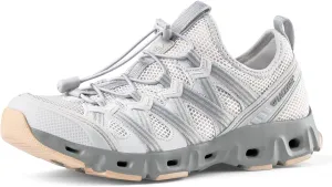 Men's Quick-Dry Water Shoes for Hiking Fishing Lightweight Water Sneakers with Non-Slip Sole Drainage Holes Breathable Mesh Zero Drop Mens Water Shoes for River