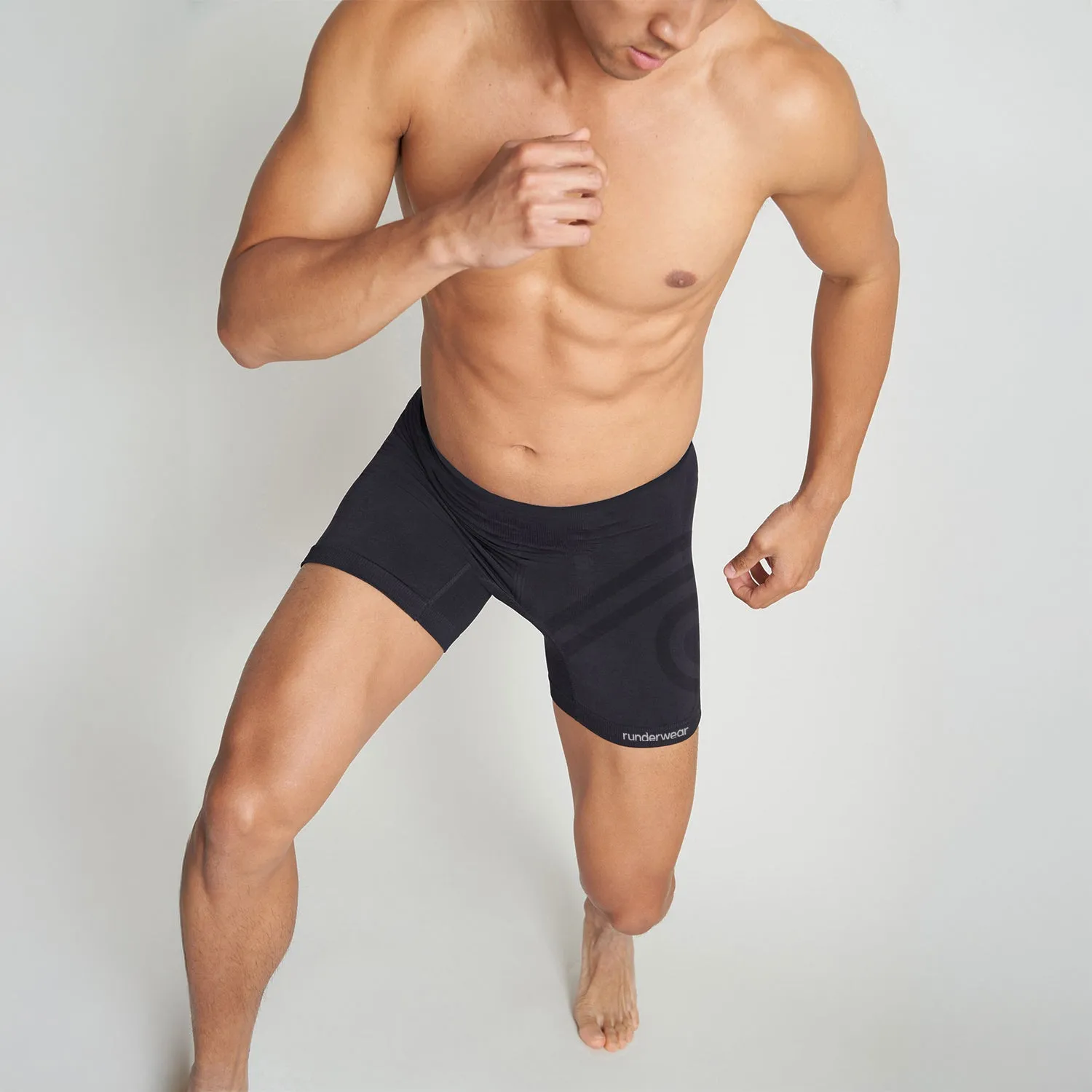 Men's Running Boxer - Black (New)