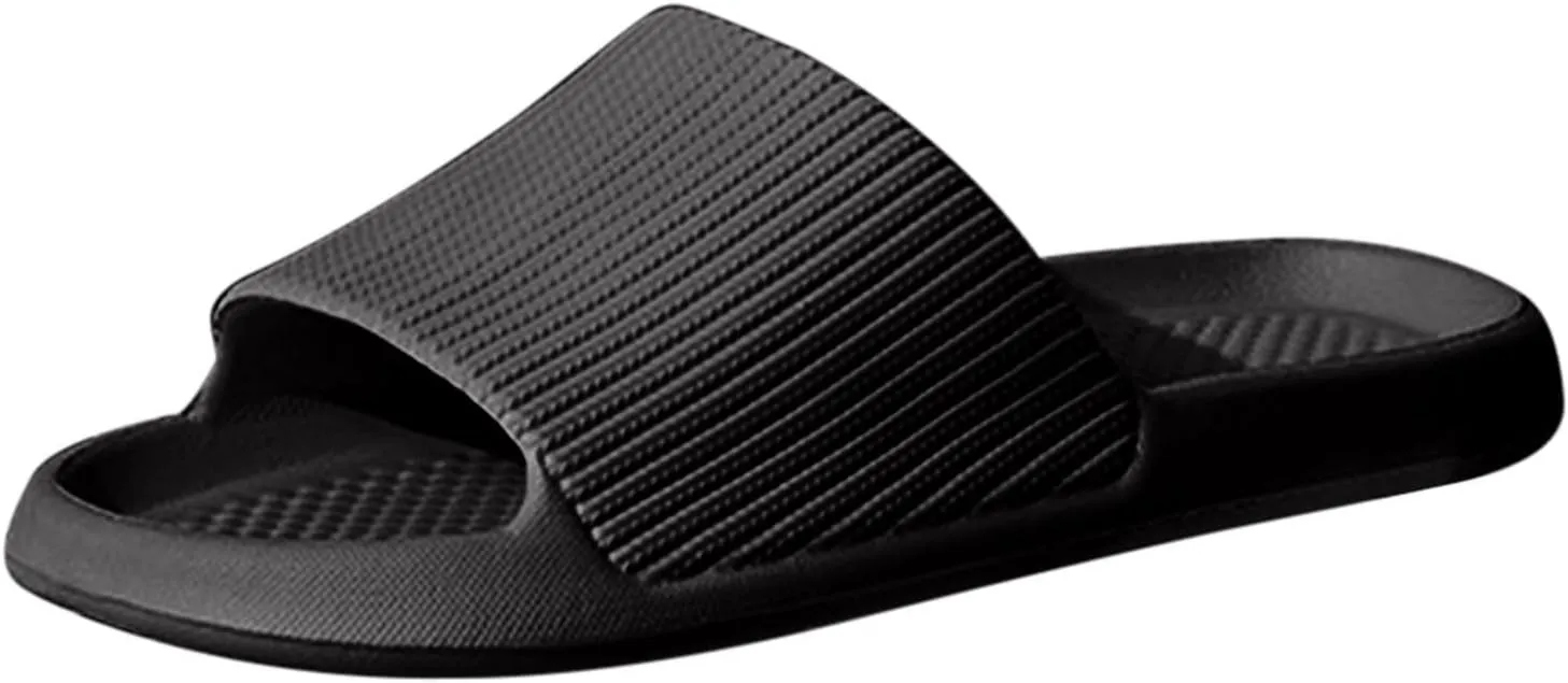 Mens Shoes Fashion Summer Indoor Non Slip Bathroom Slippers Quick Drying Lightweight Men Slippers
