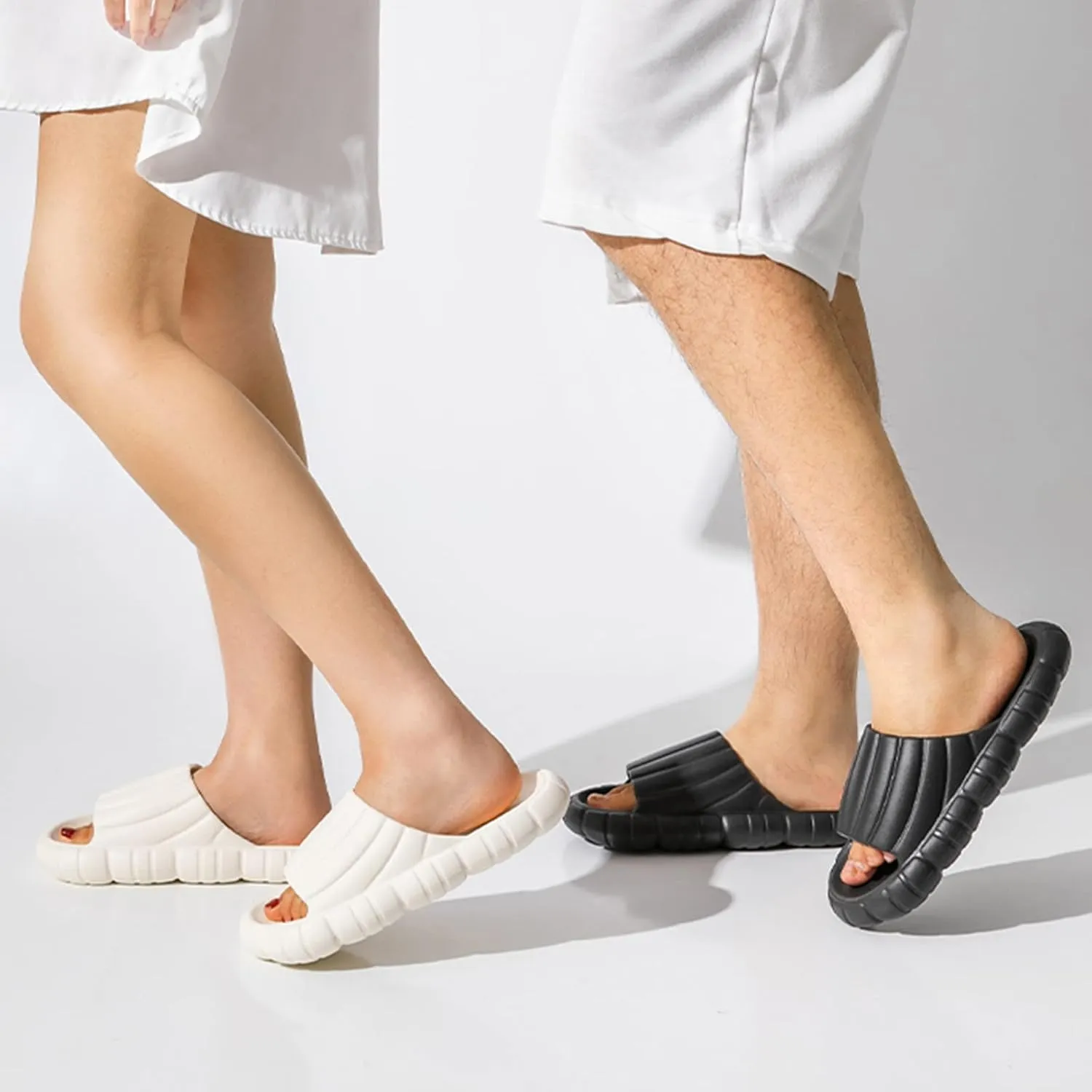 Mens Shower Shoes Slides for Women Mens Slides Womens Quick Drying Indoor Outdoor Dorms Slippers