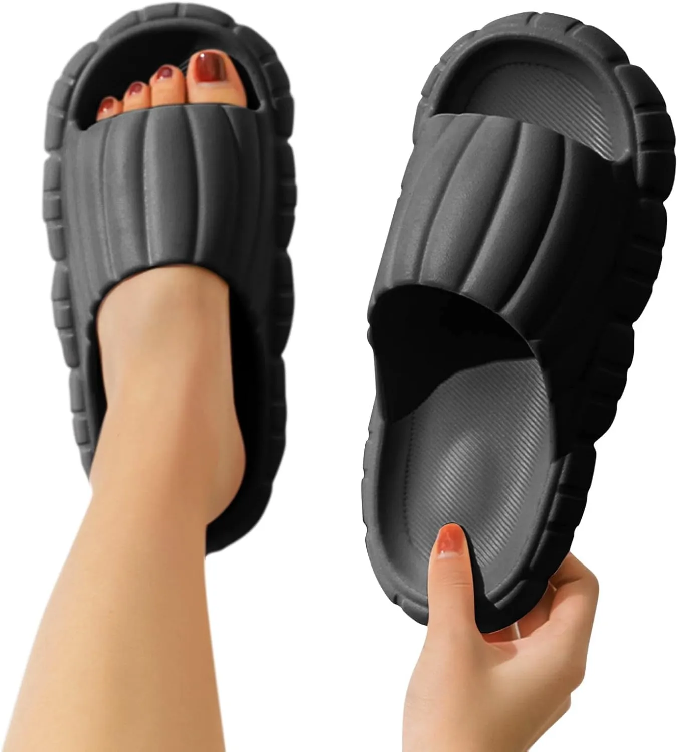 Mens Shower Shoes Slides for Women Mens Slides Womens Quick Drying Indoor Outdoor Dorms Slippers