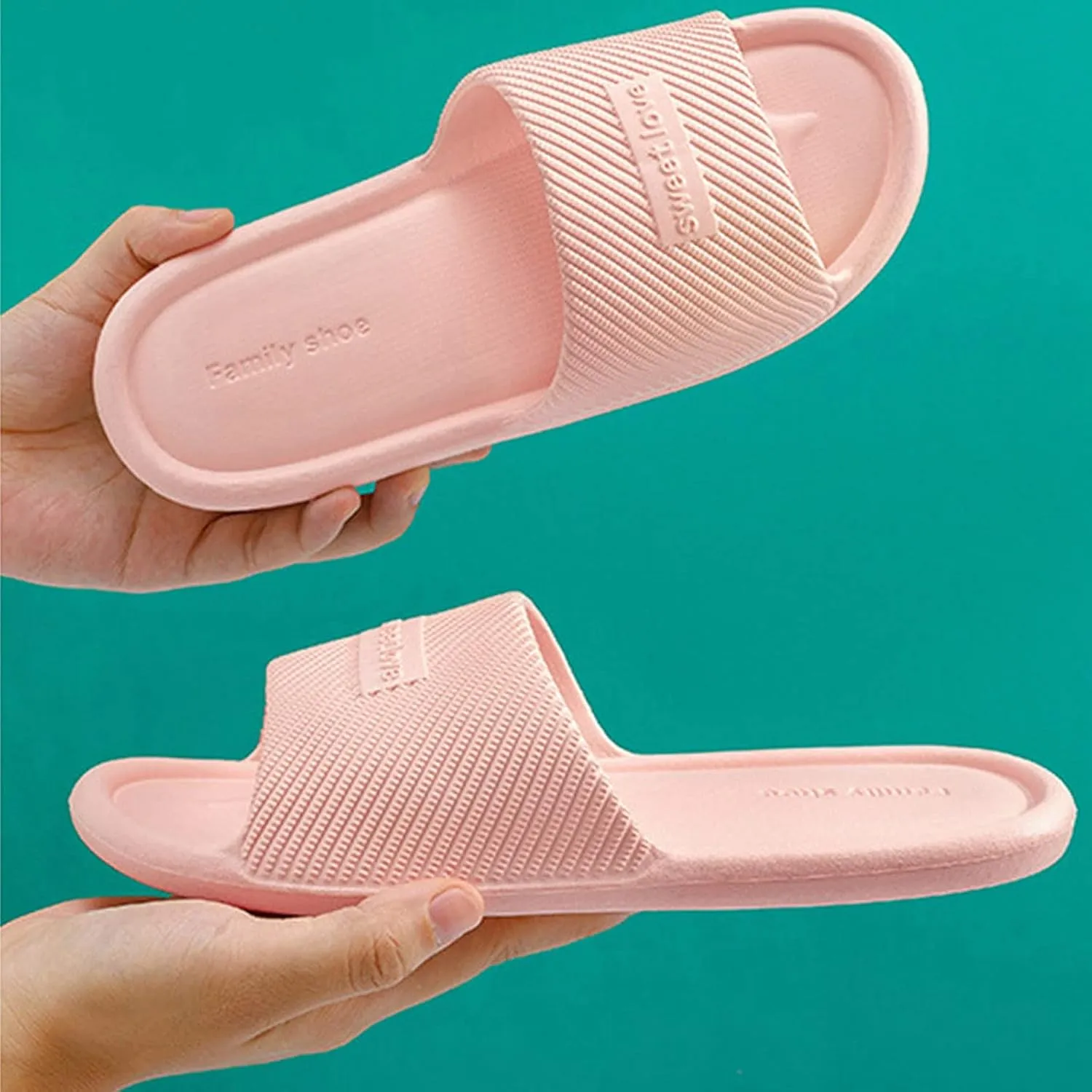 Mens Shower Shoes Womens Slides Cloud Slippers for Men Slides for Women Spa Bathroom Living Room Slippers