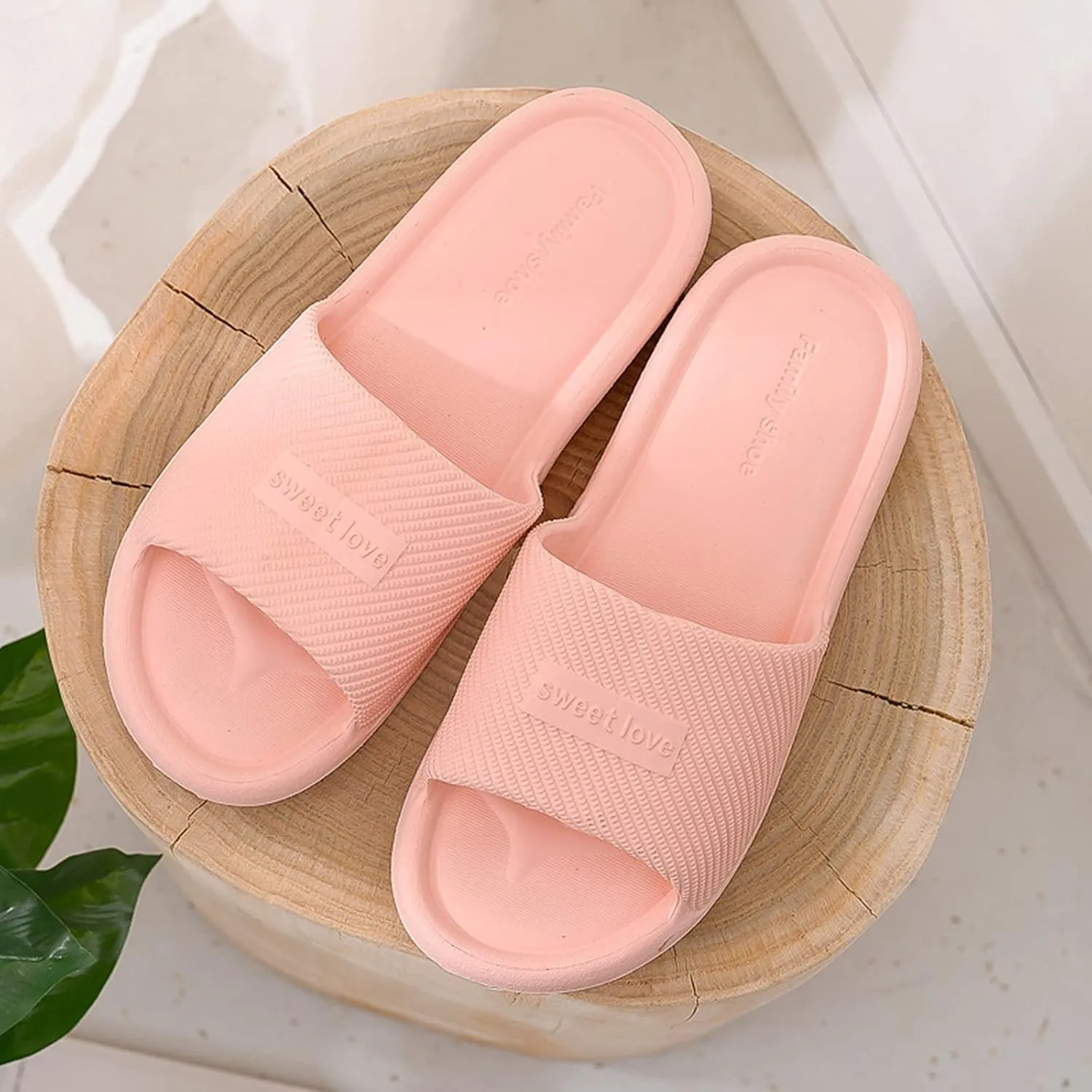 Mens Shower Shoes Womens Slides Cloud Slippers for Men Slides for Women Spa Bathroom Living Room Slippers