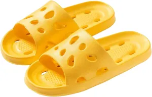 Mens Slides Womens Slides Cloud Slippers for Men Shower Shoes Women House Ultimate Comfort Bathroom Slippers