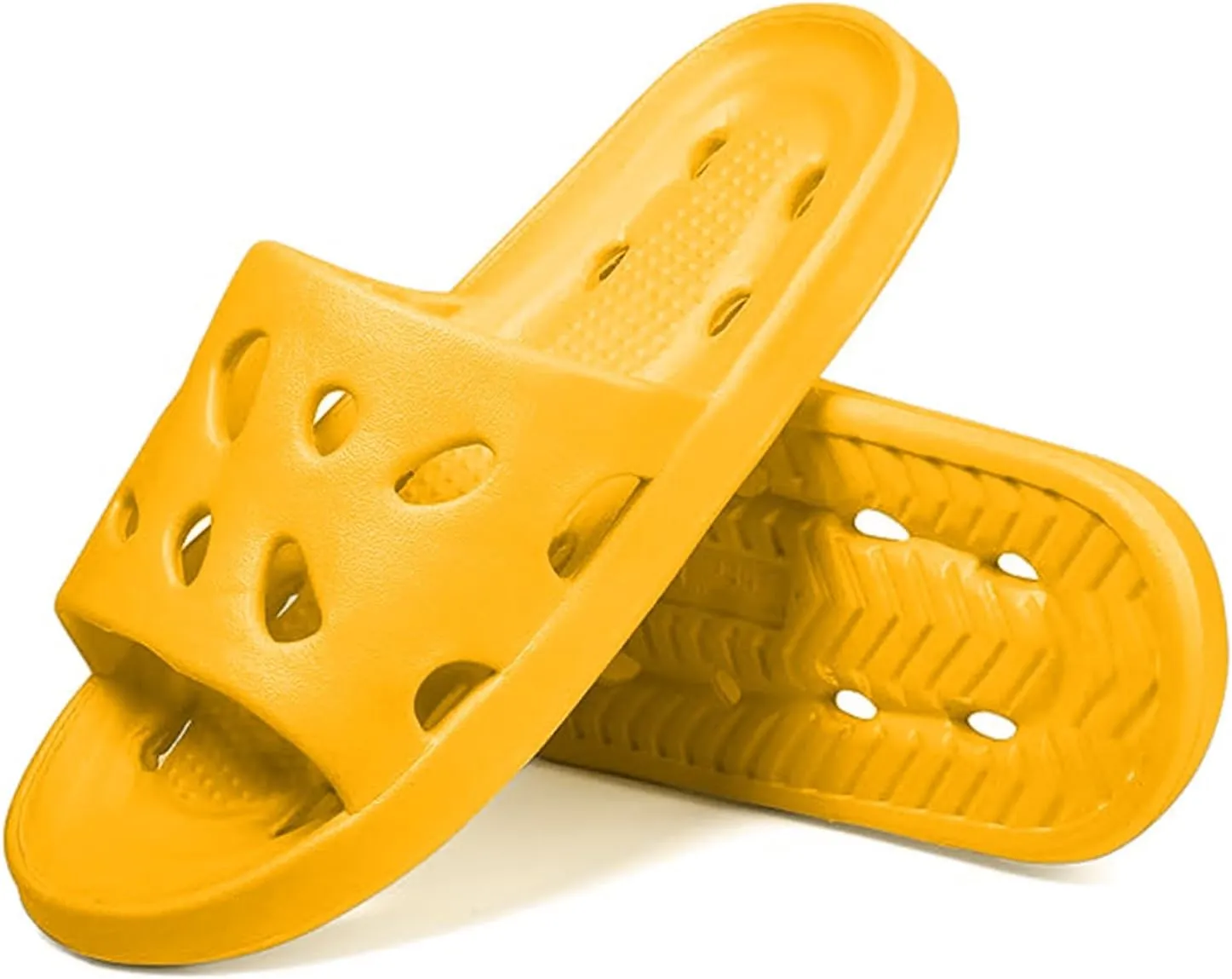 Mens Slides Womens Slides Cloud Slippers for Men Shower Shoes Women House Ultimate Comfort Bathroom Slippers