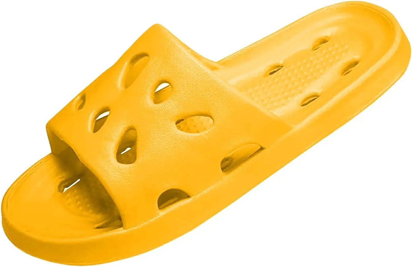 Mens Slides Womens Slides Cloud Slippers for Men Shower Shoes Women House Ultimate Comfort Bathroom Slippers