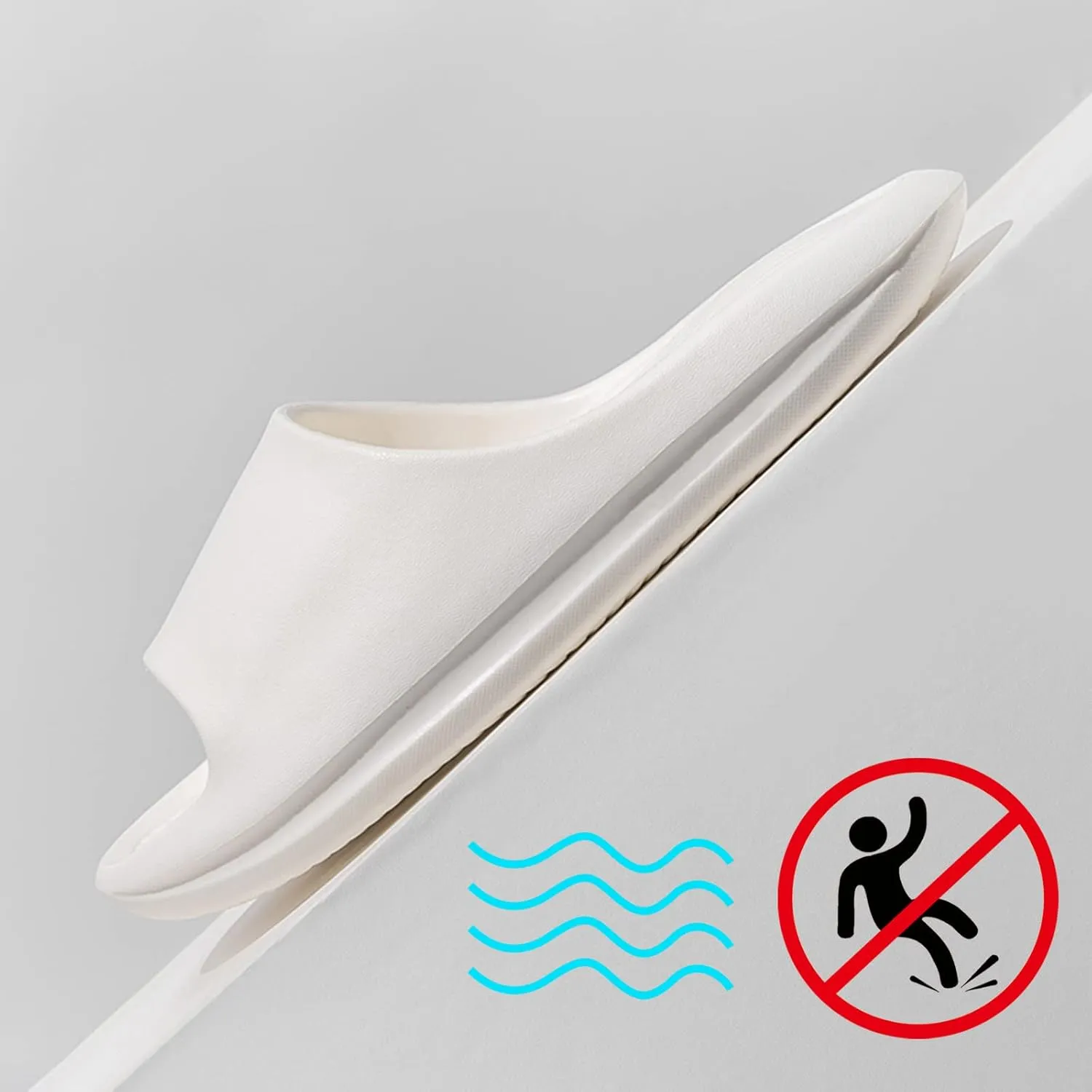 Mens Slippers Slides for Women Bathroom Slippers Men Shower Shoes Women Public House Slides Indoor