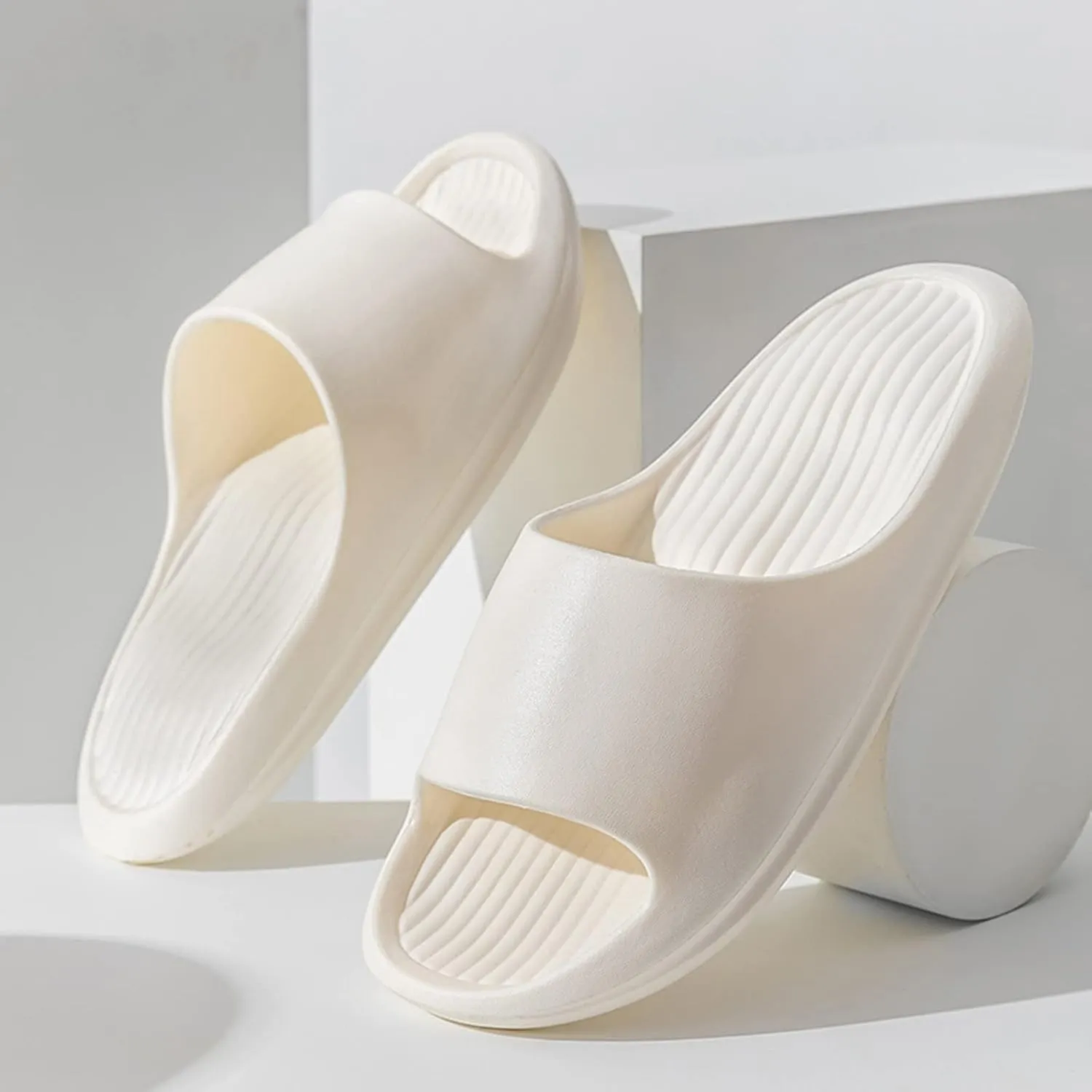 Mens Slippers Slides for Women Bathroom Slippers Men Shower Shoes Women Public House Slides Indoor