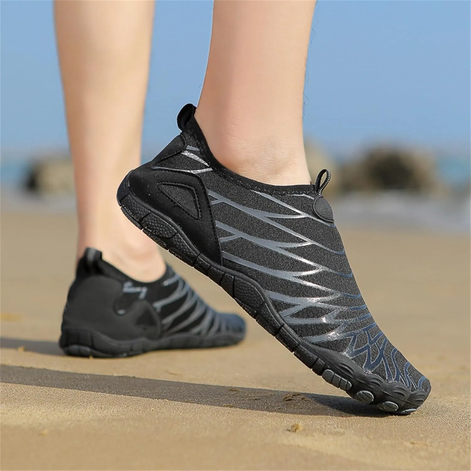 Mens Water Shoes Size 11 Wide Width Non Slip Athletic Footwear Wide Toe Mens Hiking Water Shoes Cute Water Shoes Summer Quick Dry Sandals Slippers for Beach Swimming Hiking Boating Sailing