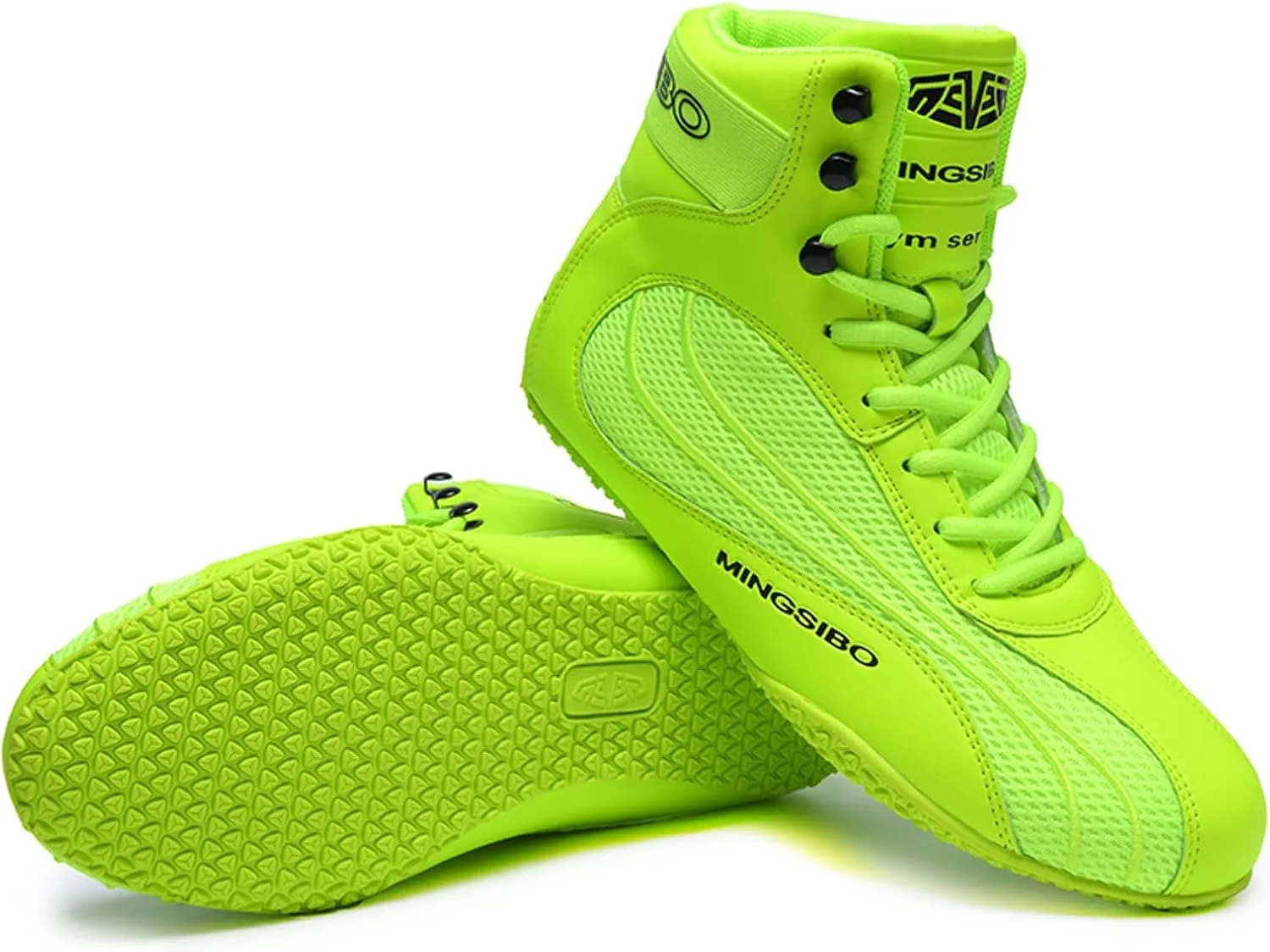Men's Wrestling Shoes Breathable Non Slip Fashion Boxing Boots Comfortable Weightlifting Gym Sports Trainers