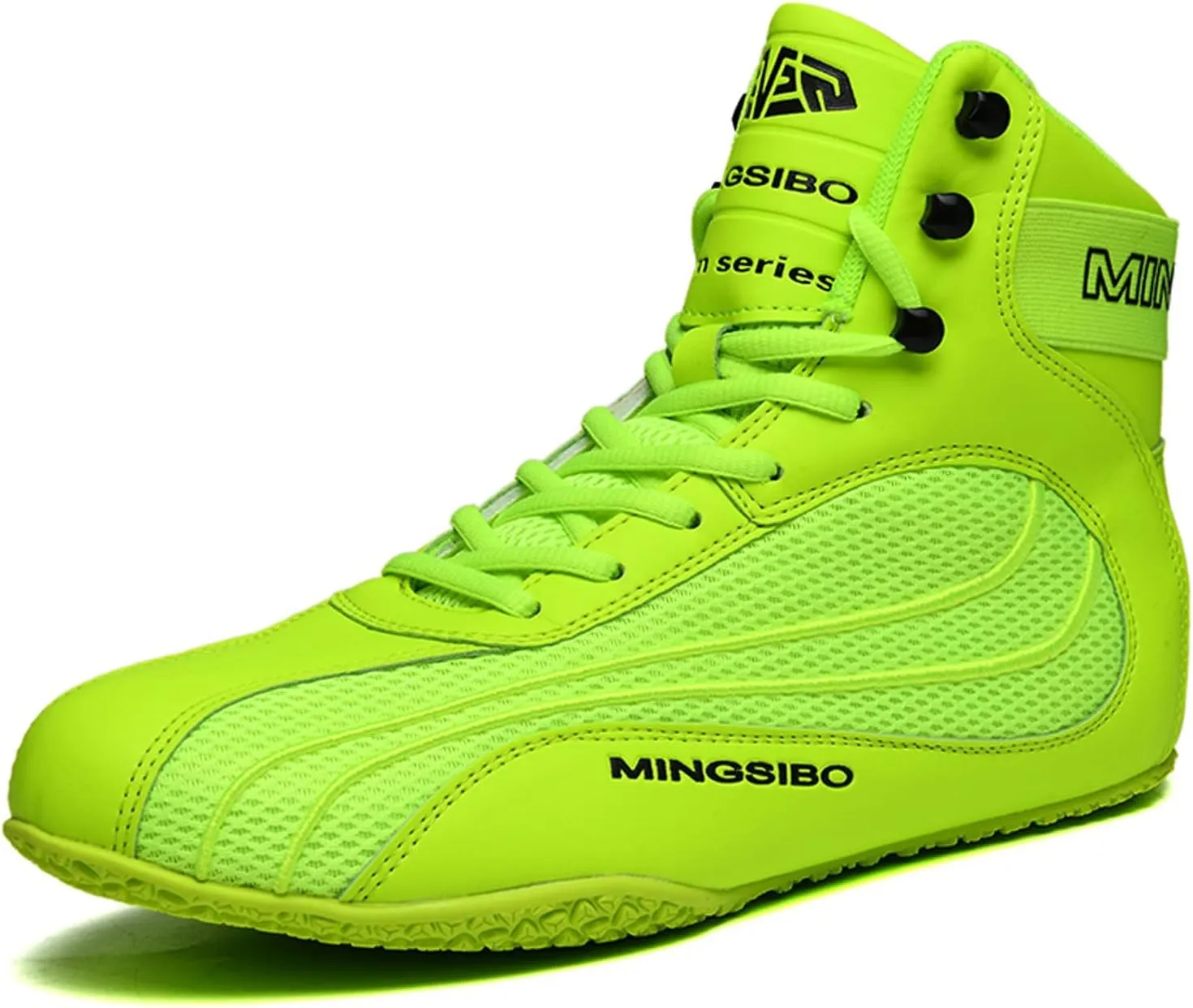 Men's Wrestling Shoes Breathable Non Slip Fashion Boxing Boots Comfortable Weightlifting Gym Sports Trainers