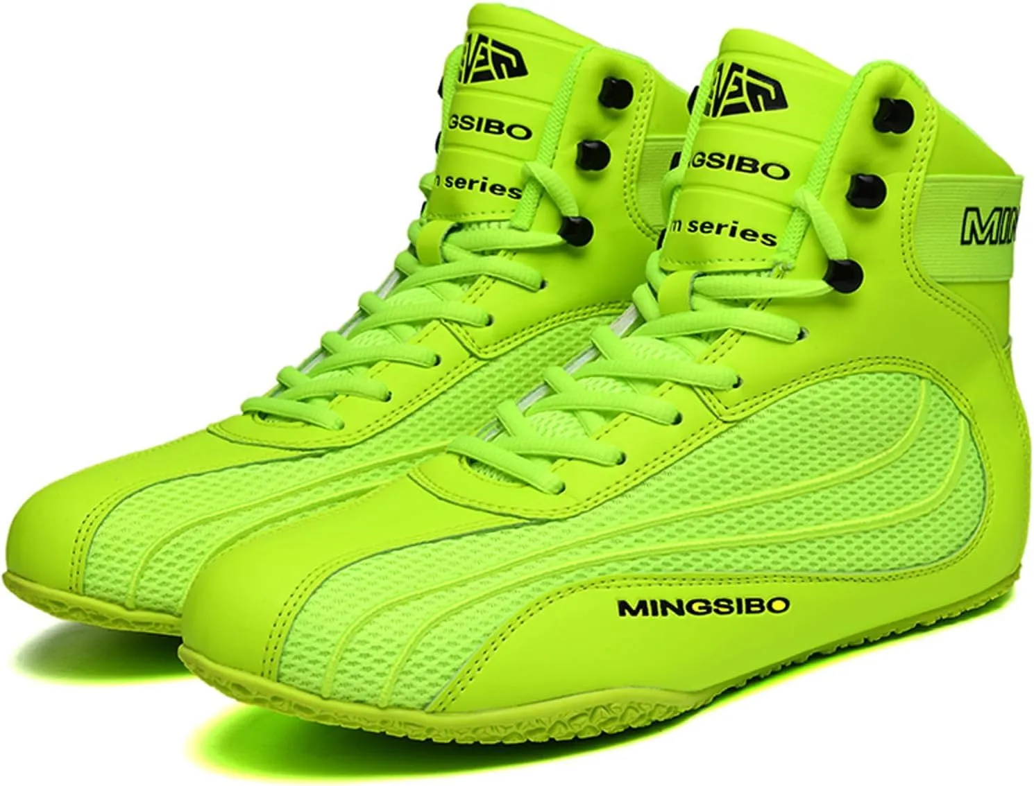 Men's Wrestling Shoes Breathable Non Slip Fashion Boxing Boots Comfortable Weightlifting Gym Sports Trainers