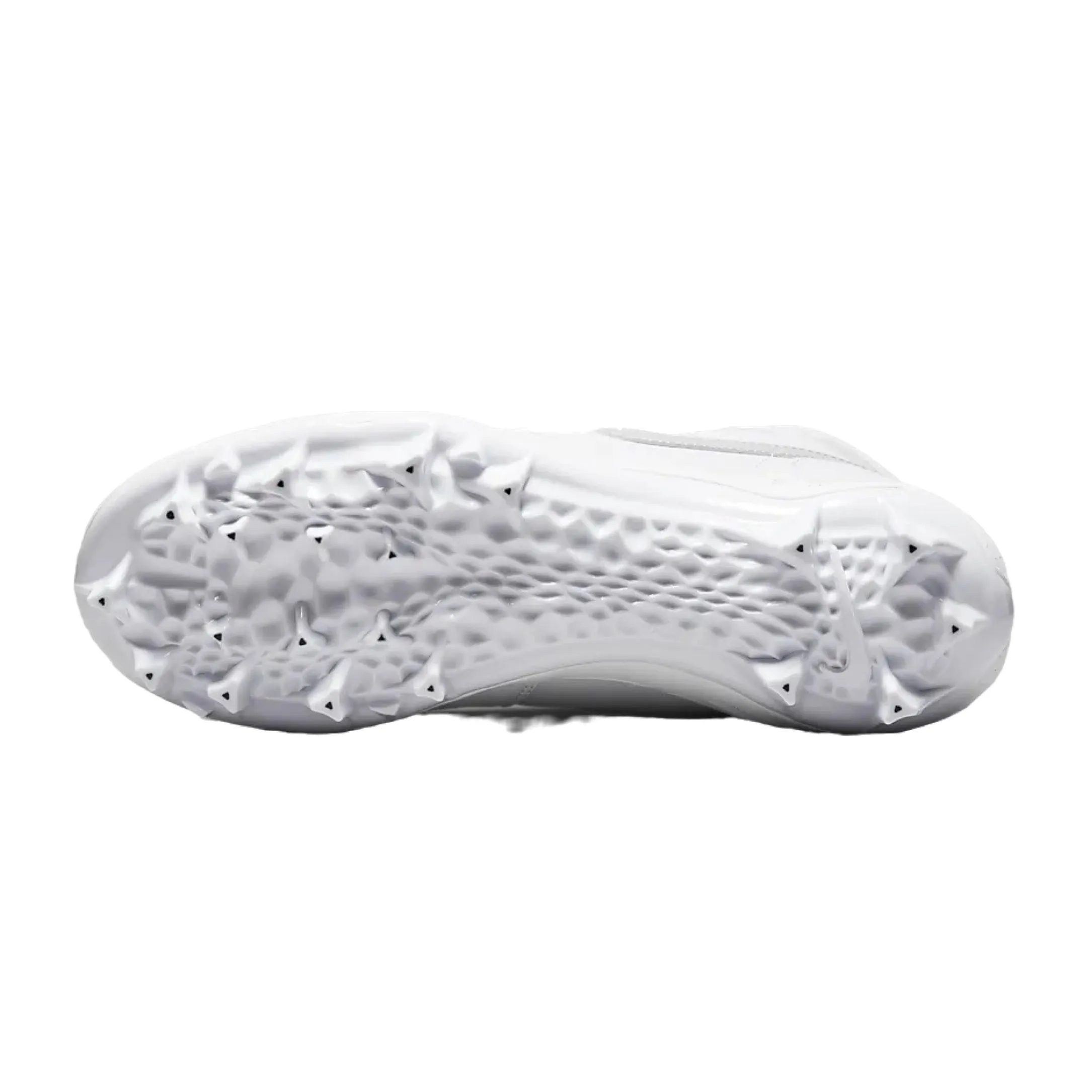 Nike JORDAN 1 Mid TD Football Cleats - White Grey Fog