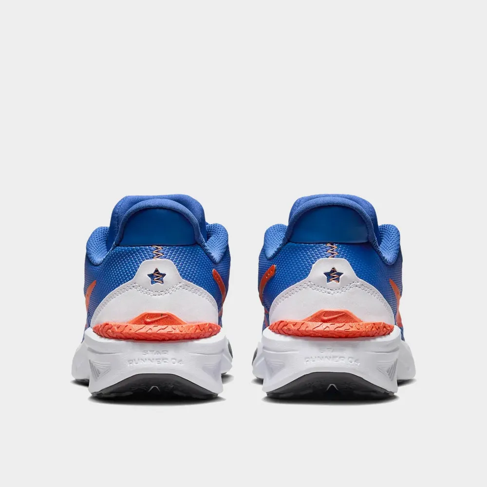 Nike Youth Star Runner 4 Sneaker Blue/red _ 181921 _ Blue