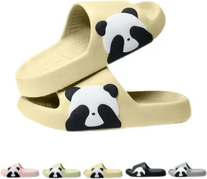 Panda Slippers - Cute Cartoon Indoor Outdoor Wear for Couples - EVA Bathroom Slippers