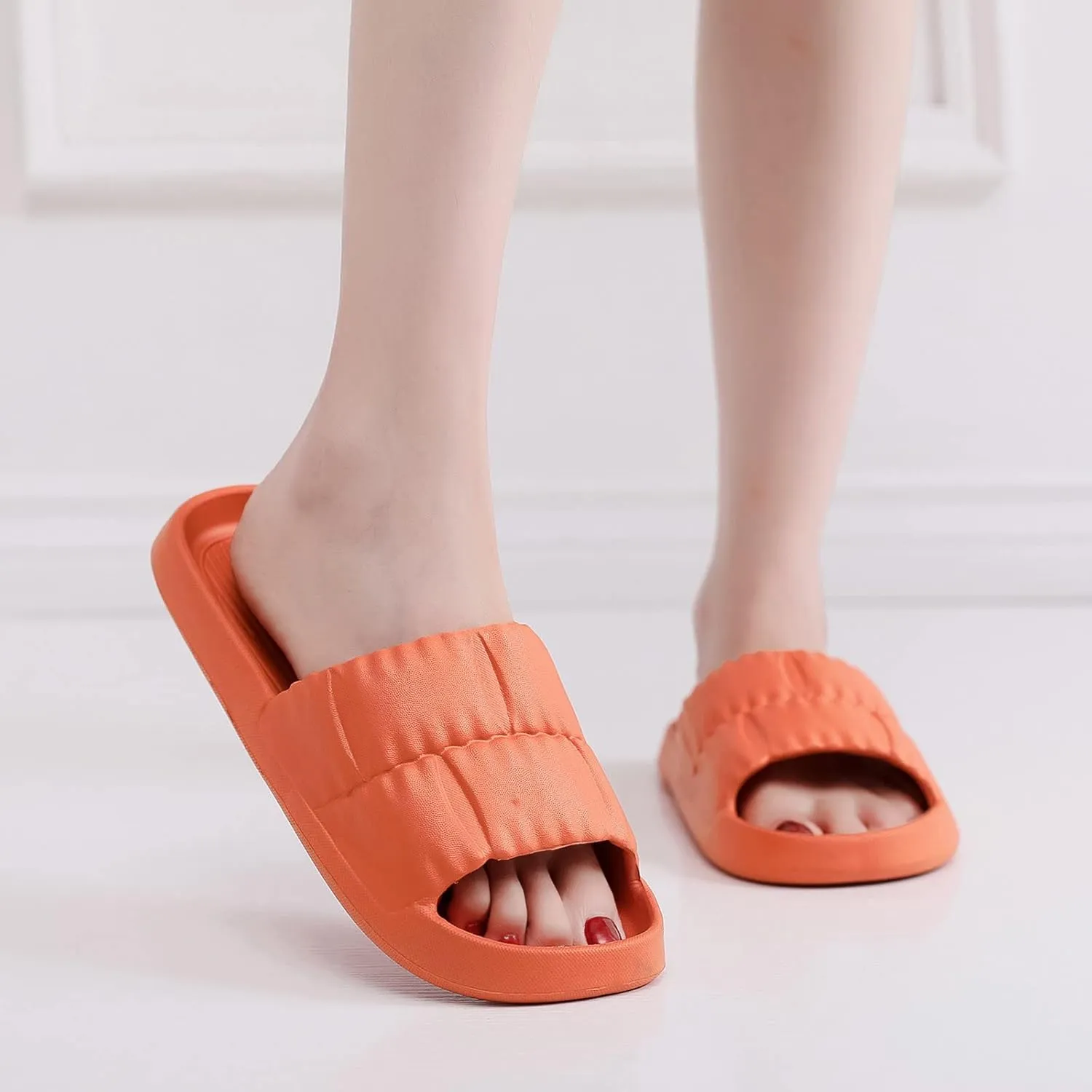Pillow Slippers Mens Bath Slippers Womens Indoor Slipper Showers Sandals Dry Quickly Shower Slides Non Slip