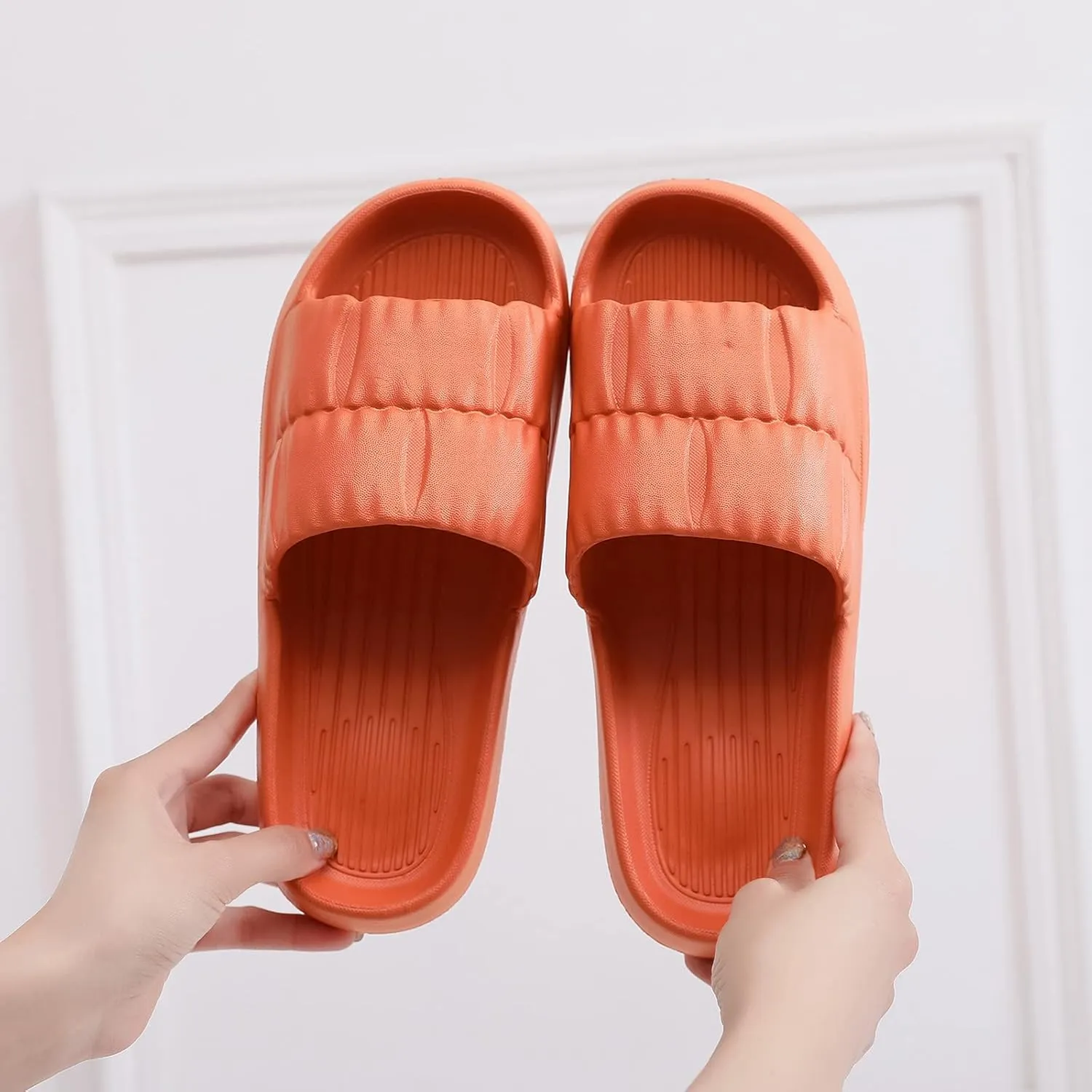 Pillow Slippers Mens Bath Slippers Womens Indoor Slipper Showers Sandals Dry Quickly Shower Slides Non Slip