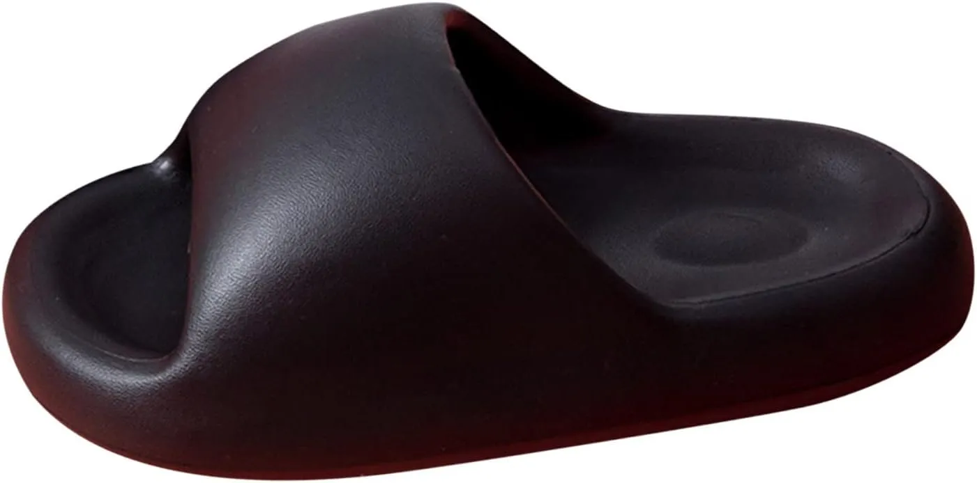 Pillow Slippers Womens Indoor Slipper Mens Bath Slippers Cloud Slides Room Spa Living Quick Drying Drainage Hole