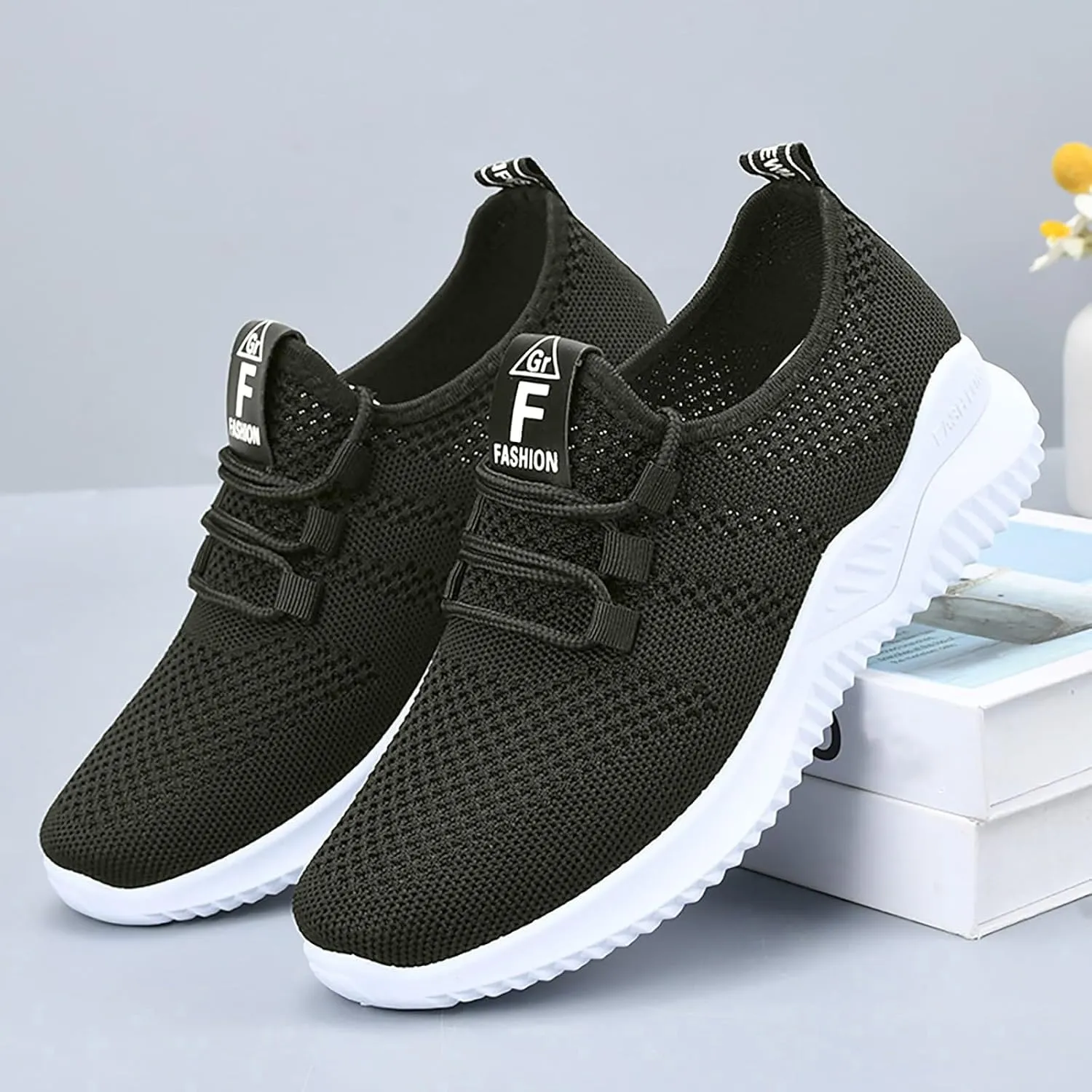 Running Shoes Womens Workout Gym Shoes Breathable Lightweight Non Slip Sneakers Casual Tennis Walking Sneakers Comfortable Trail Running