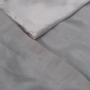 Silver Satin Table Runner