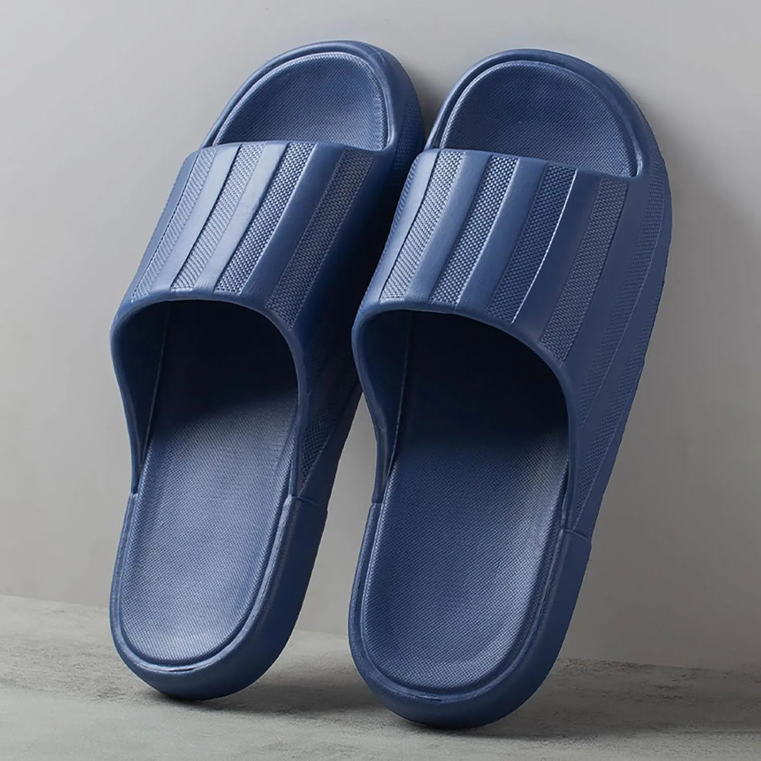 Slides for Men Shower Shoes Women Bathroom Slippers Men Slides for Women Open Toe Indoor Gym Slippers