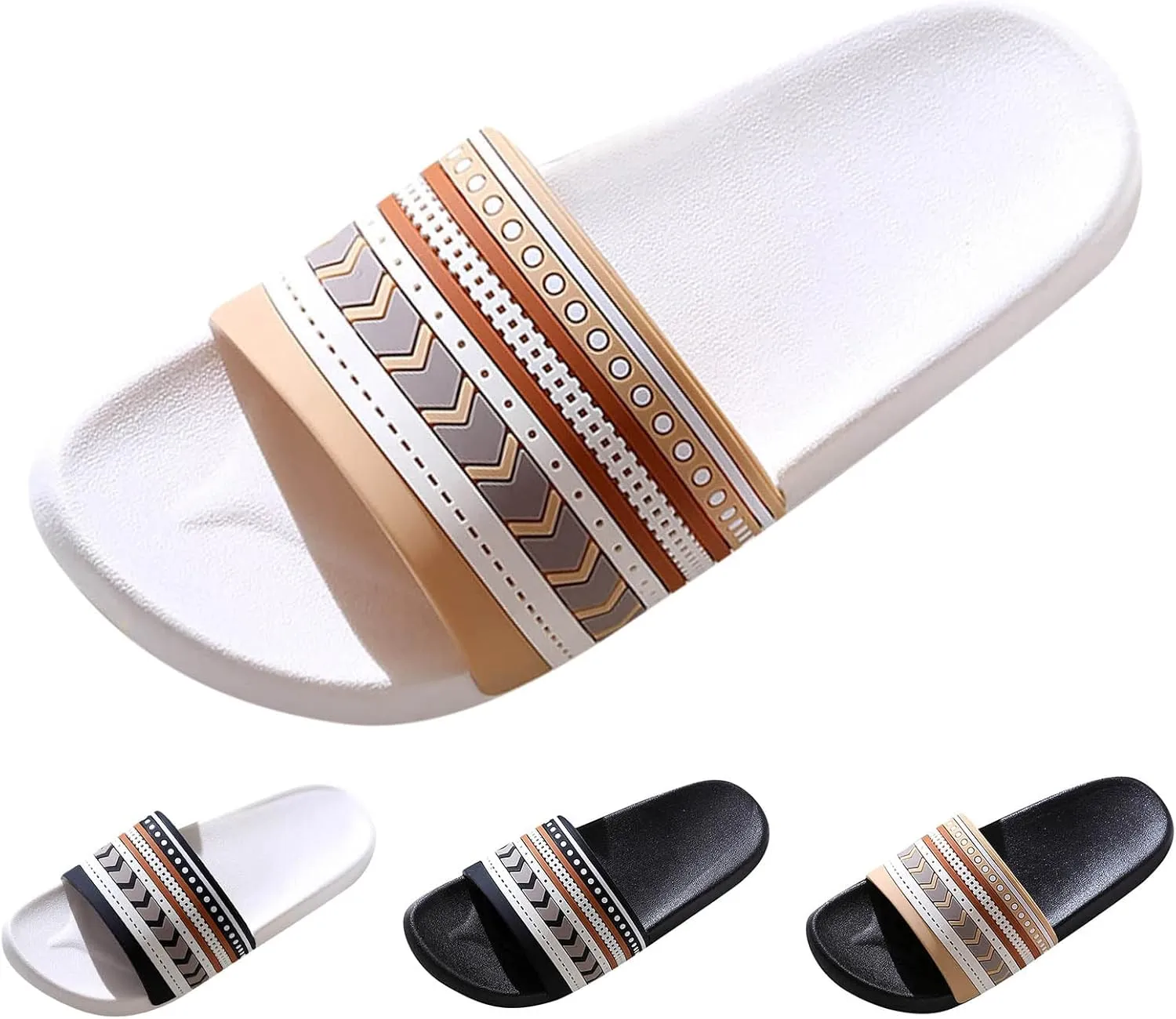 Slides for Men Shower Shoes Women Mens Shower Shoes Womens Slides Living Room House Open Toe Slippers