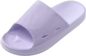 Slides for Men Slides for Women Mens Slippers Shower Shoes Women Spa Ultimate Comfort Drainage Hole Slippers