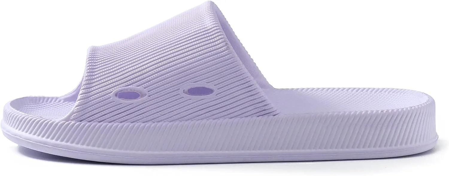 Slides for Men Slides for Women Mens Slippers Shower Shoes Women Spa Ultimate Comfort Drainage Hole Slippers