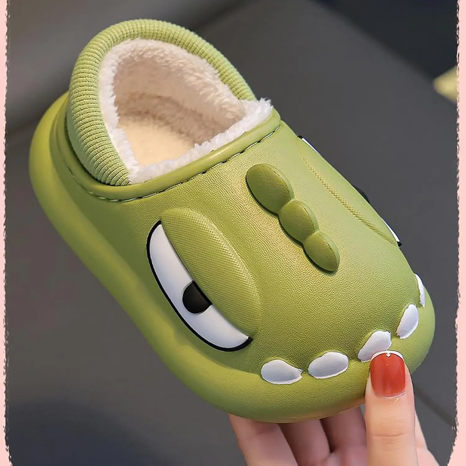 Slipper for Boys Size 4 Children's Cotton Slippers Winter Parent Child EVA Stamping Sense Of Male And Baby Sandals