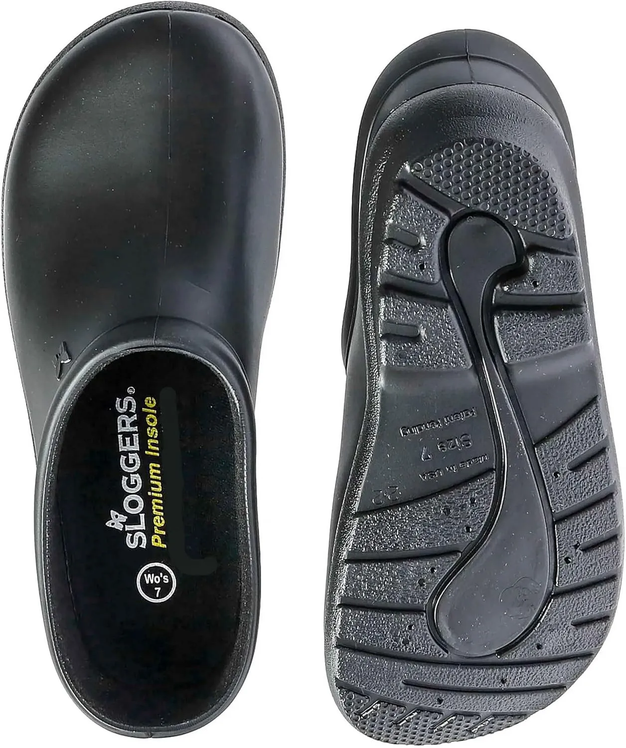 Sloggers - Original Waterproof Restaurant Work Shoe for Men  Outdoor Slip-On Rain and Durable Footwear Made in The USA with Premium Comfort Support Insole