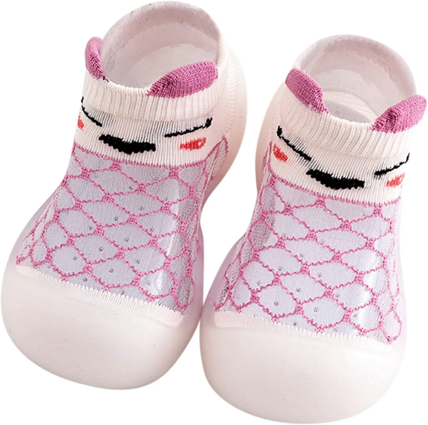 Sock Shoes Toddler Infant Shoes Mesh Slip On Socks Shoes Soft Sole Non Slip Wear Out Toddler Floor Black Shoes B