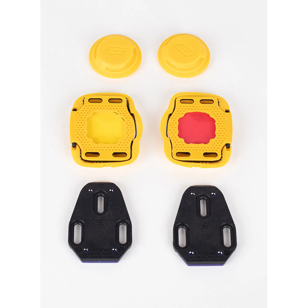 SPEEDPLAY ZERO AERO WALKABLE CLEAT SET YELLOW
