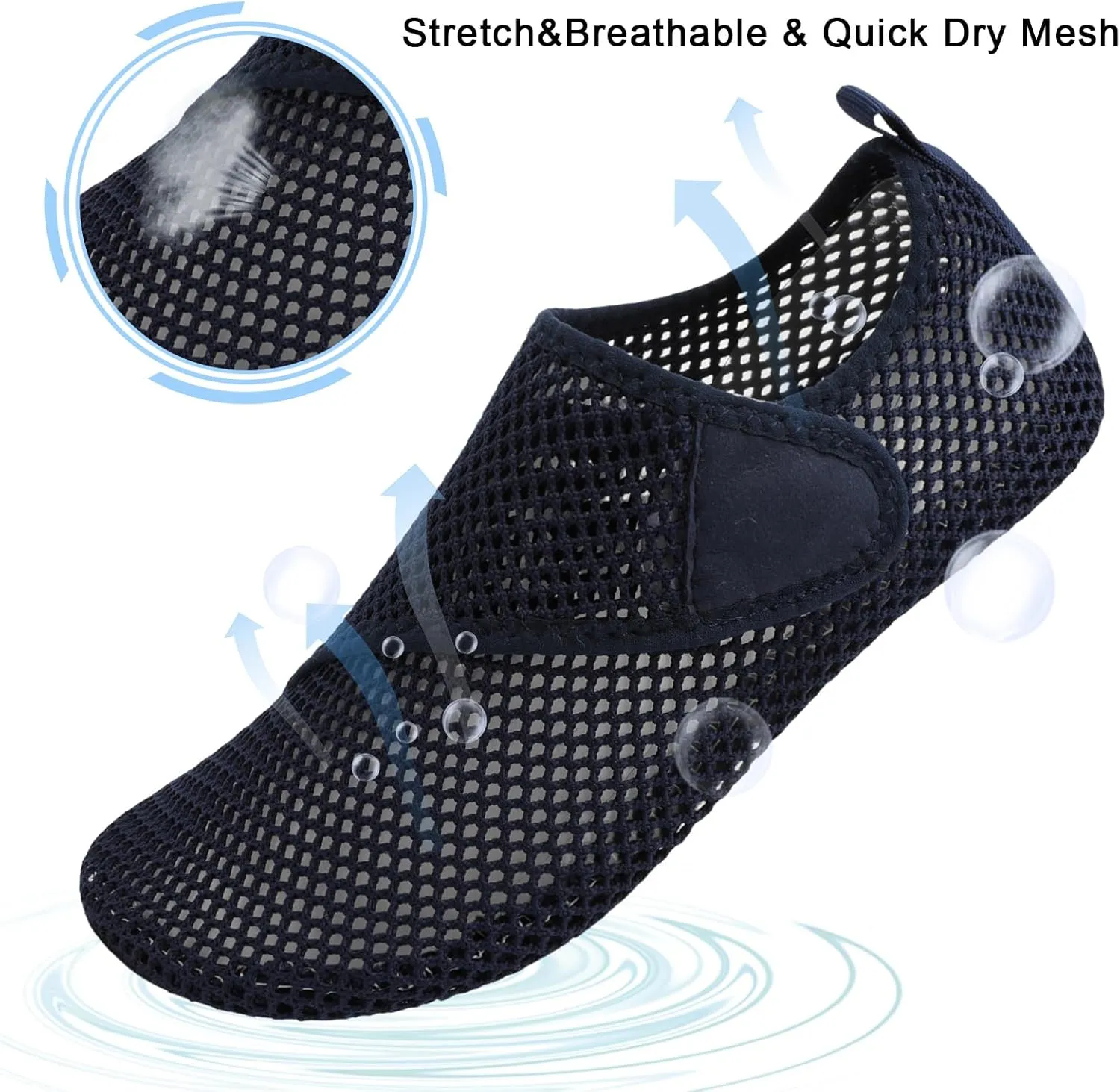 Spesoul Water Shoes for Women Men Quick Dry Aqua Socks Water Sneakers Outdoor Beach Swim Shoes