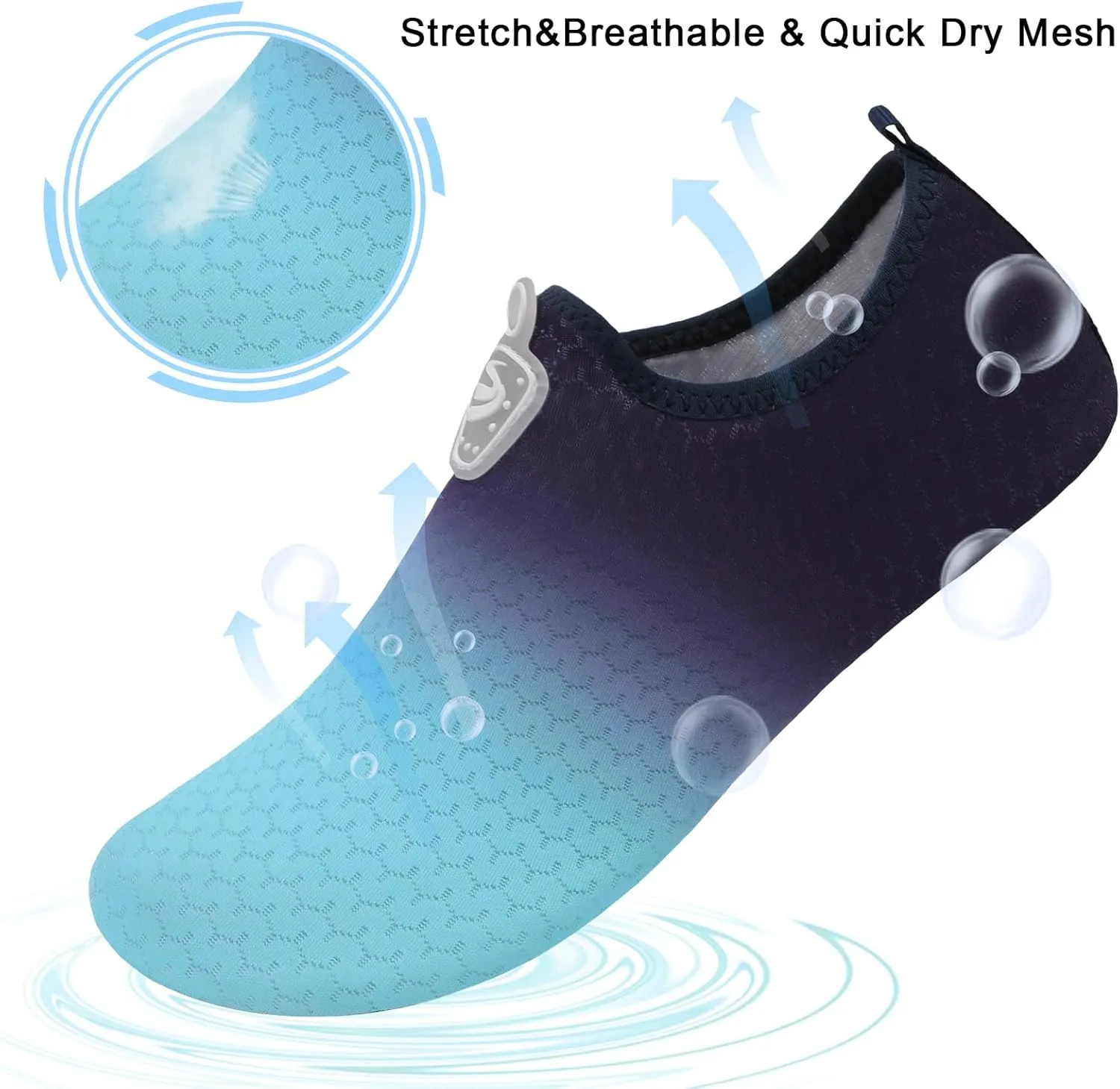Spesoul Water Shoes for Women Men Quick Dry Aqua Socks Water Sneakers Outdoor Beach Swim Shoes