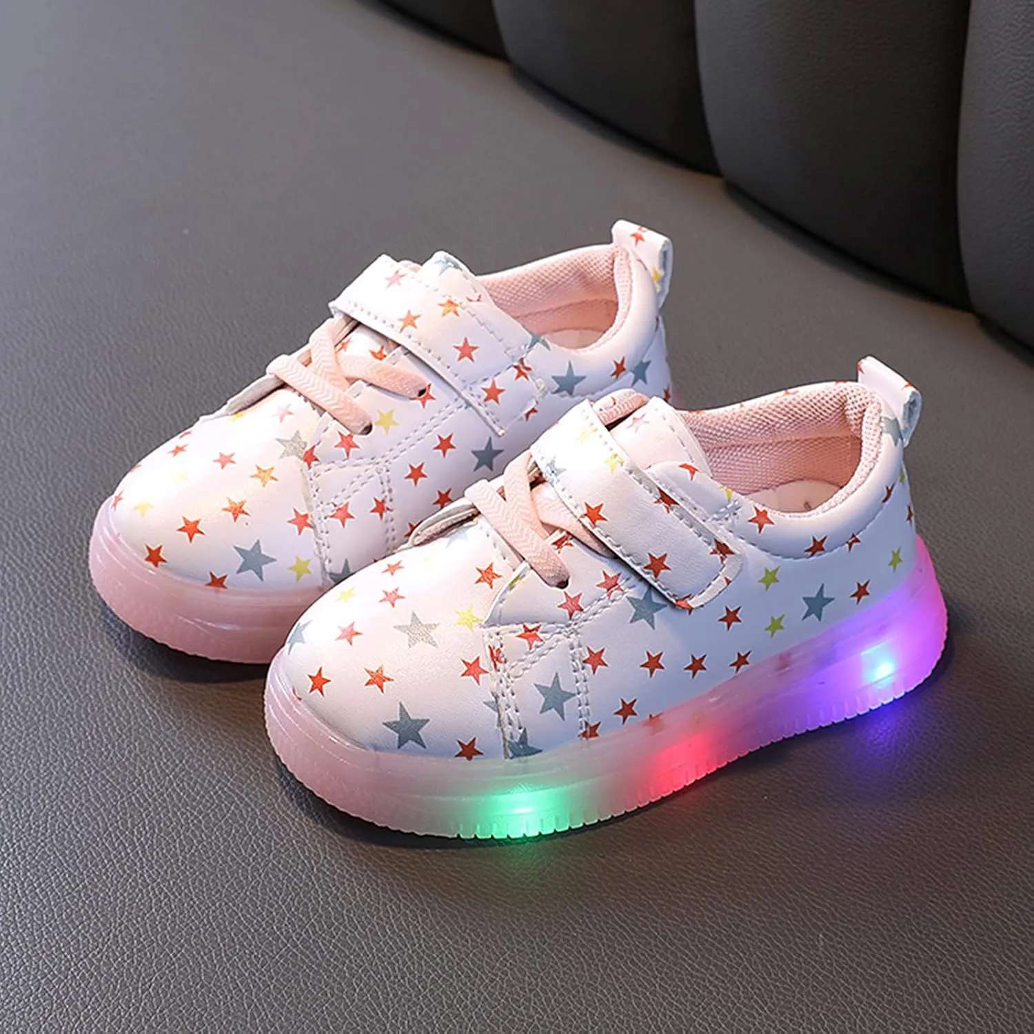 Sport Kids Girls Led Luminous Baby Children Light Shoes Baby Shoes