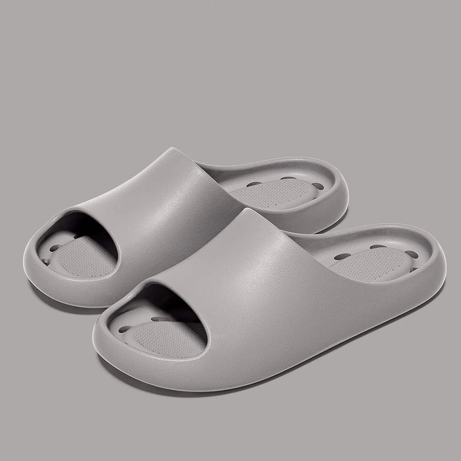 Summer Home Household Indoor Slip Thick Soled PVC Women Slippers Neon Jelly Slides for Women
