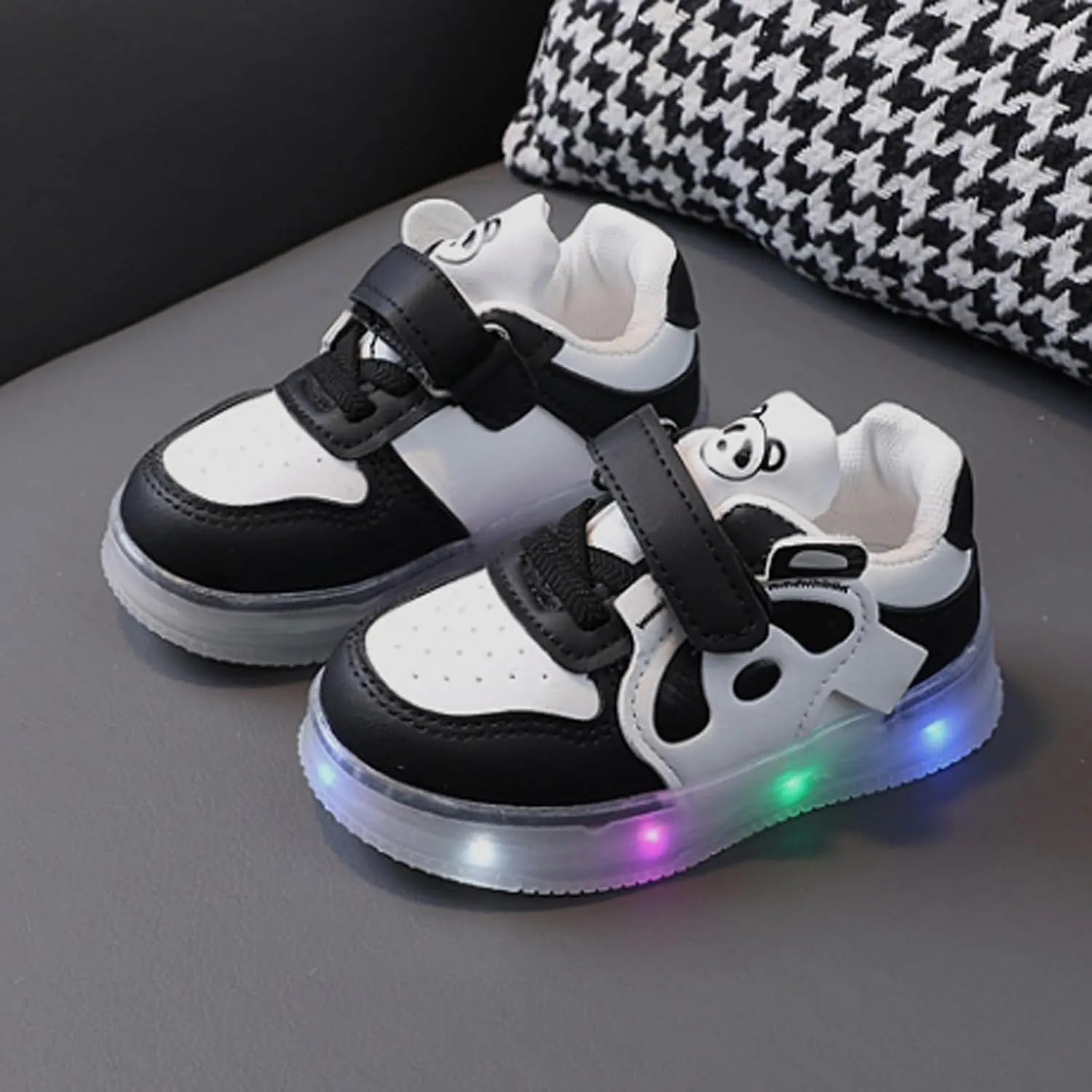 Toddler Boys Girls Led Light Up Shoes Kids Luminous Flashing Tennis Sport Sneakers Lightweight Breathable Shoes