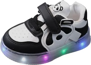 Toddler Boys Girls Led Light Up Shoes Kids Luminous Flashing Tennis Sport Sneakers Lightweight Breathable Shoes