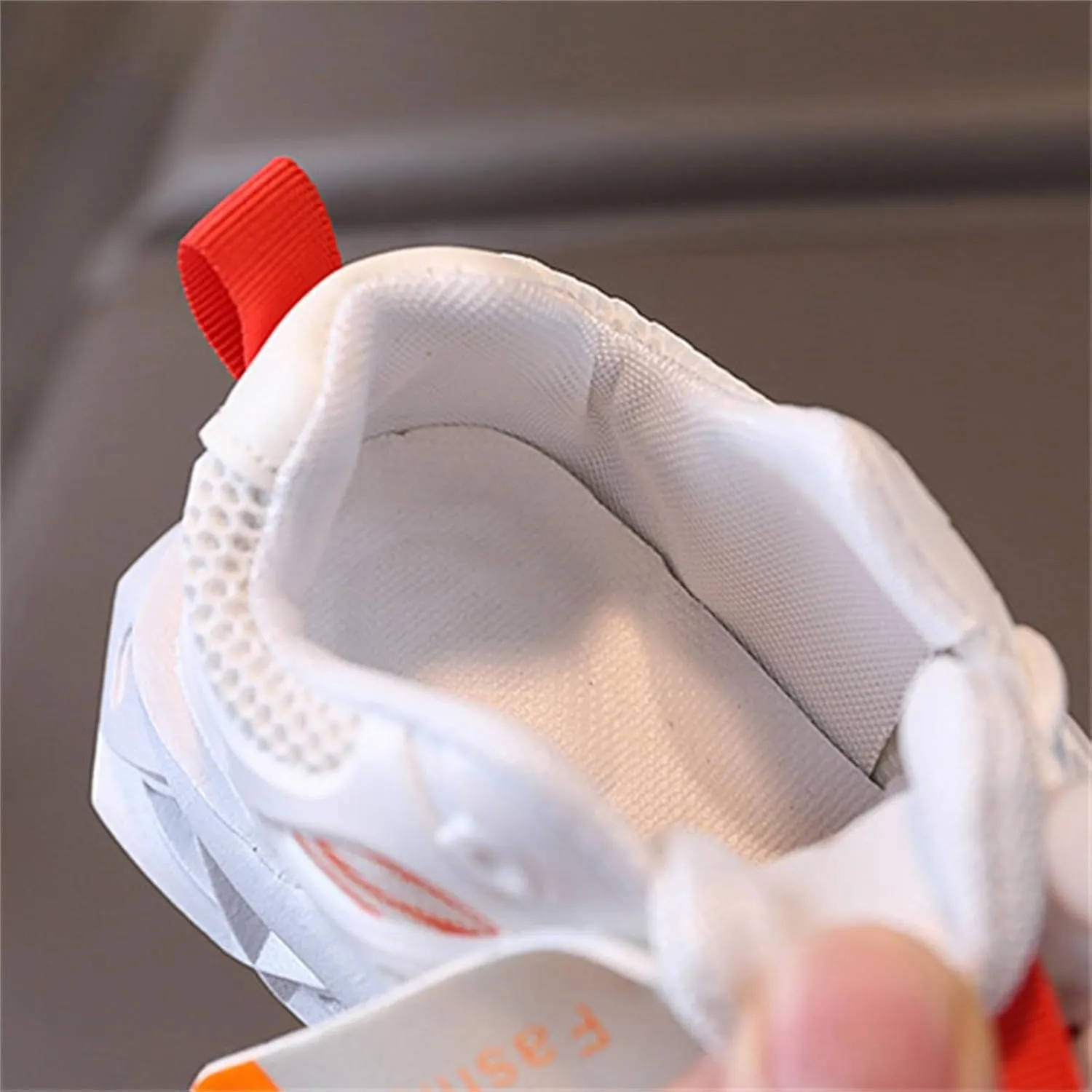 Toddler LED Light Sneakers Boys Girls Adjustable Strap Luminous Running Shoes Mesh Breathable Slip Baby Walking Shoes