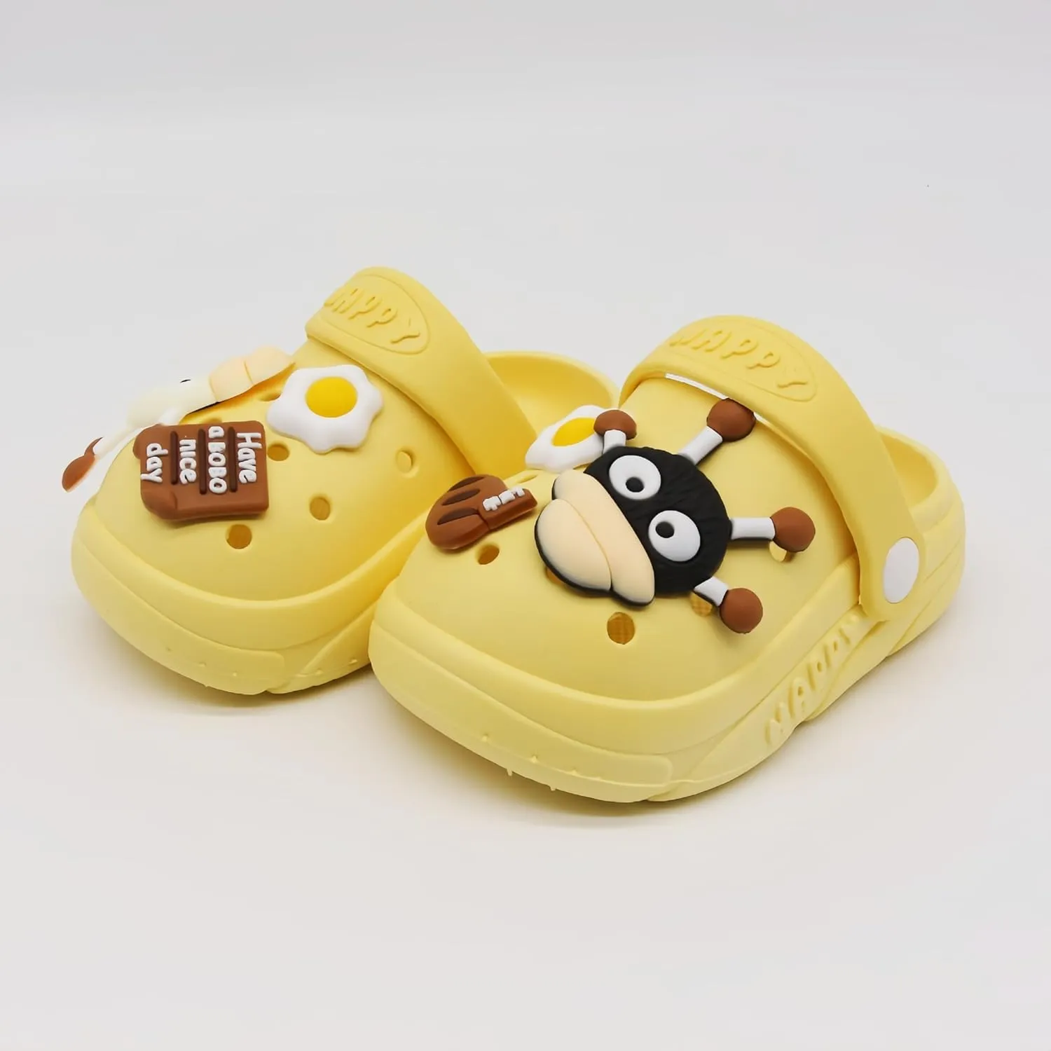Toddler Shoes Clogs Slide Sandals for 0-8yrs Kids Unisex for Girls and Boys Garden Shoes Cartoon Slides Slip-Resistance Sandals Beach Pool Slippers