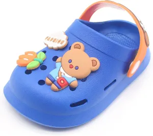 Toddler Shoes Clogs Slide Sandals for 0-8yrs Kids Unisex for Girls and Boys Garden Shoes Cartoon Slides Slip-Resistance Sandals Beach Pool Slippers